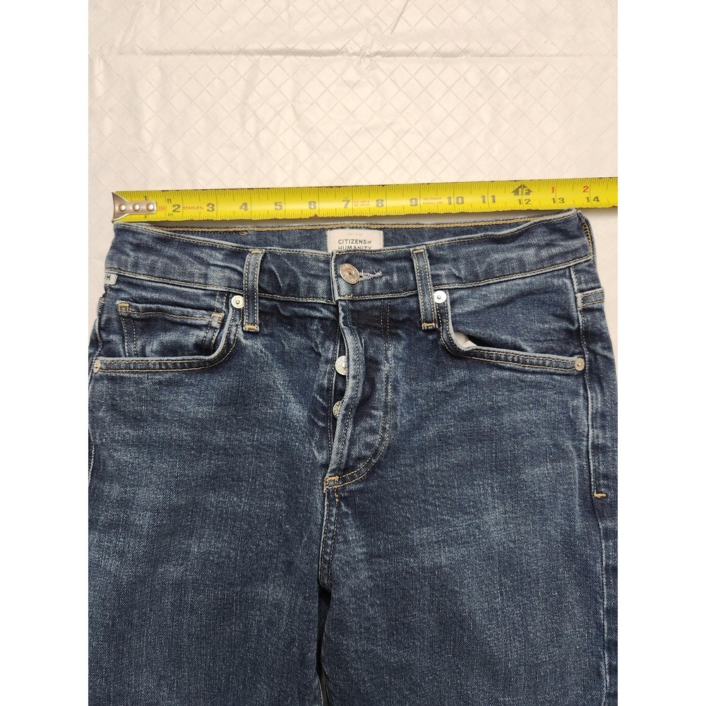 Citizens Of Humanity Emerson Jeans Womens 23 Blue Boyfriend Button Fly Stretch - Picture 5 of 10